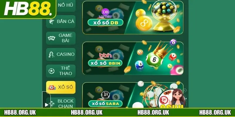 Sảnh xổ số cung cấp đa dạng hình thức xổ số thú vị